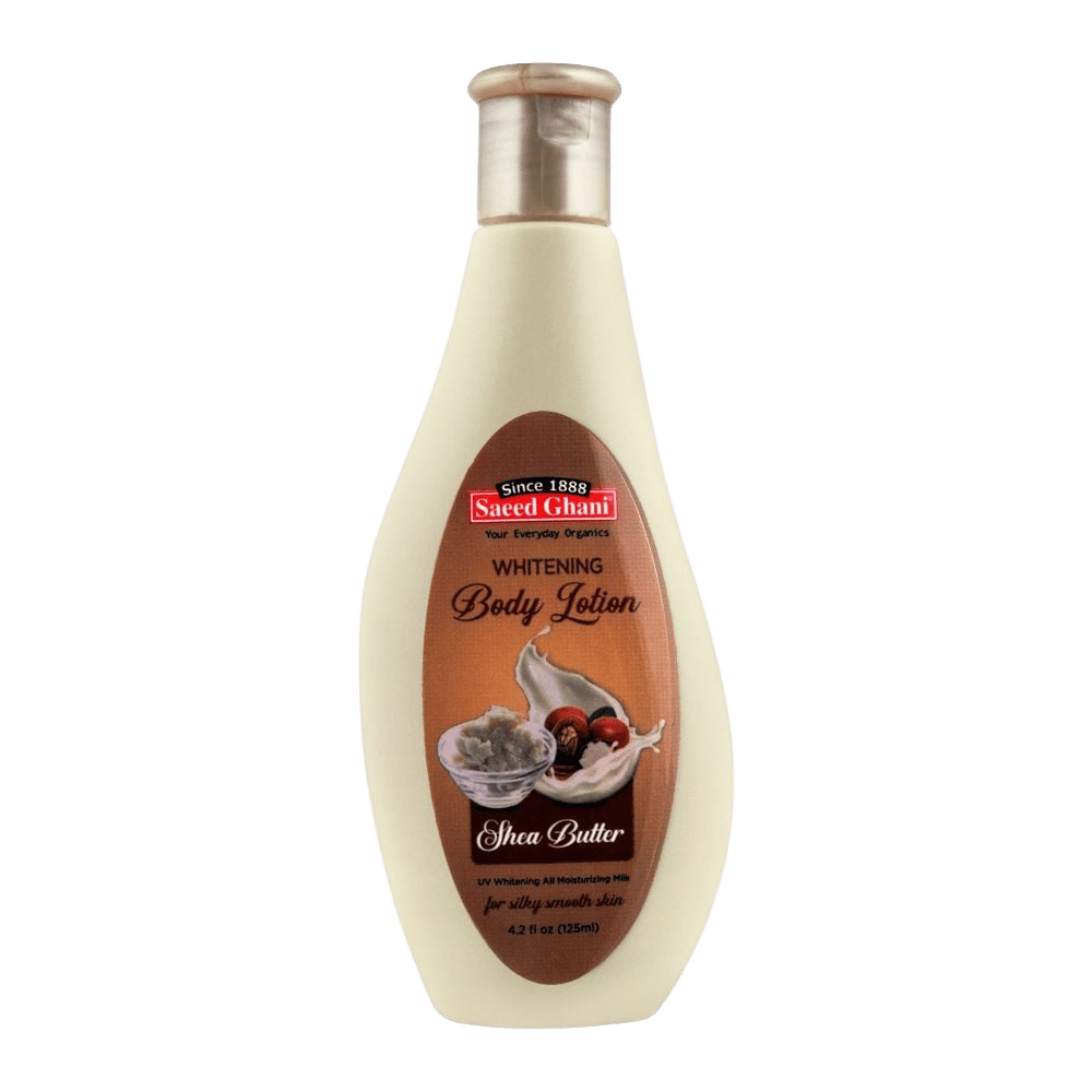 Saeed Ghani Shea Butter Whitening Body Lotion, 125ml