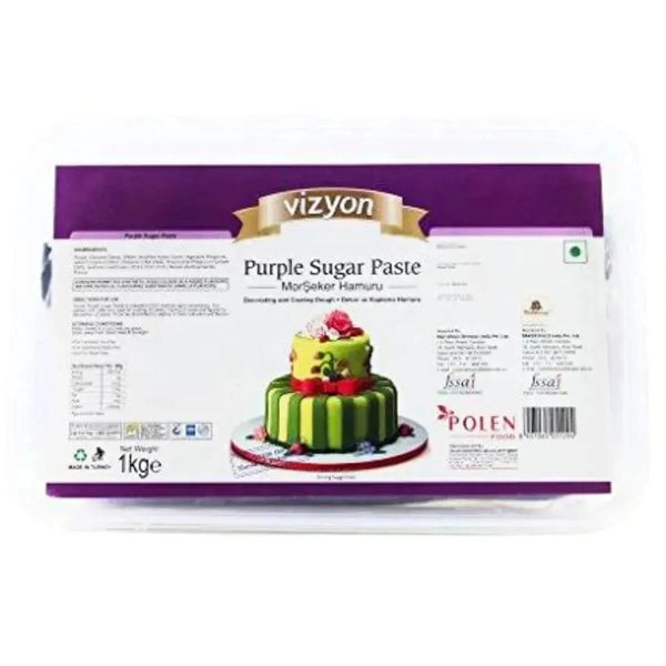 Vizyon Purple Sugar Paste Fondant 1KG