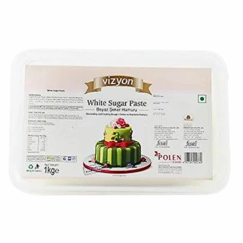 Vizyon White Sugar Paste Fondant 1KG