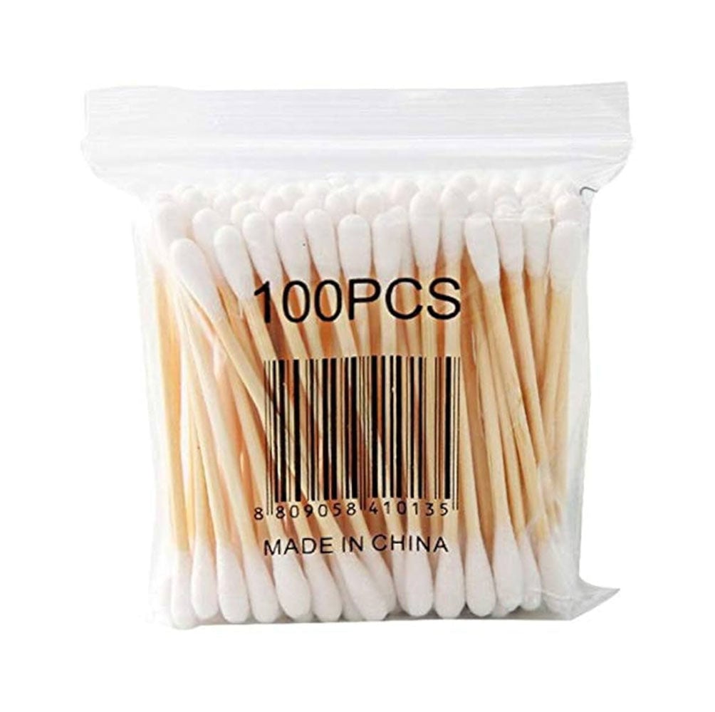 Cotton Buds Swabs (Ear Cleaning), 100 PCS