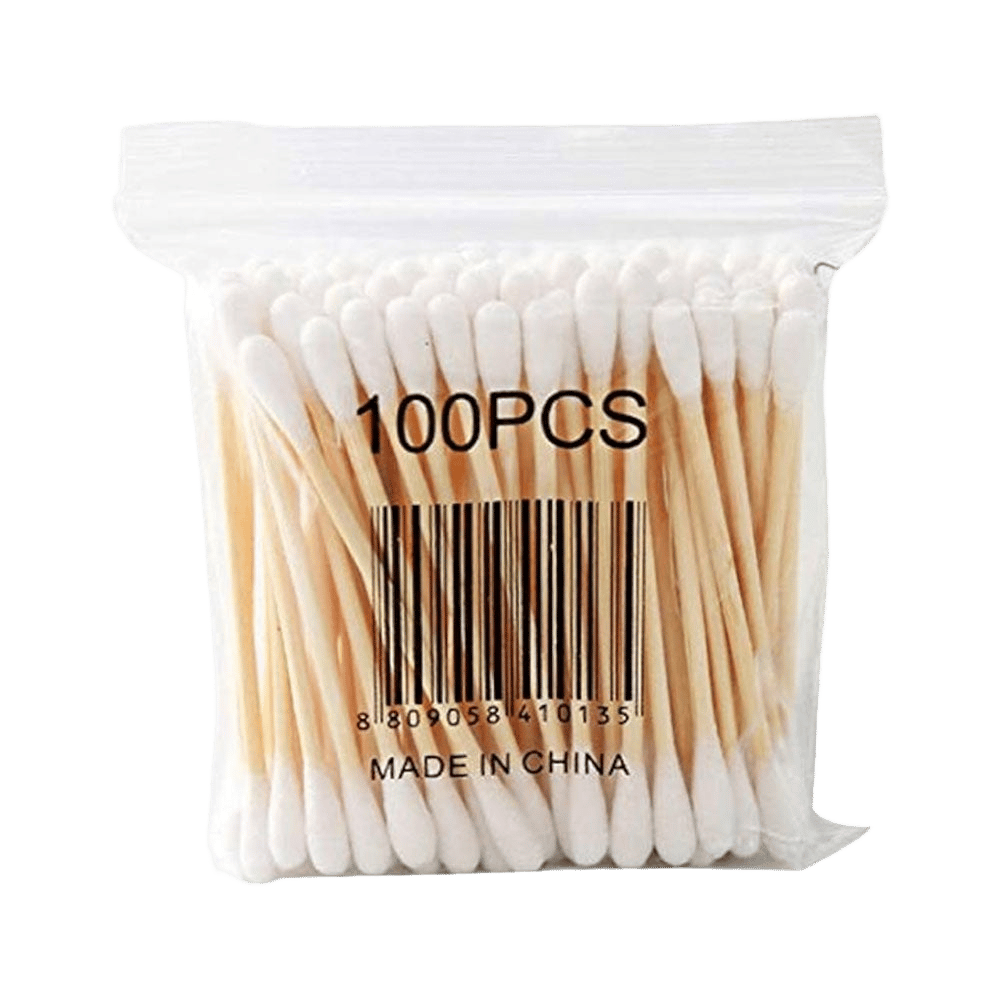 Cotton Buds Swabs (Ear Cleaning), 100 PCS