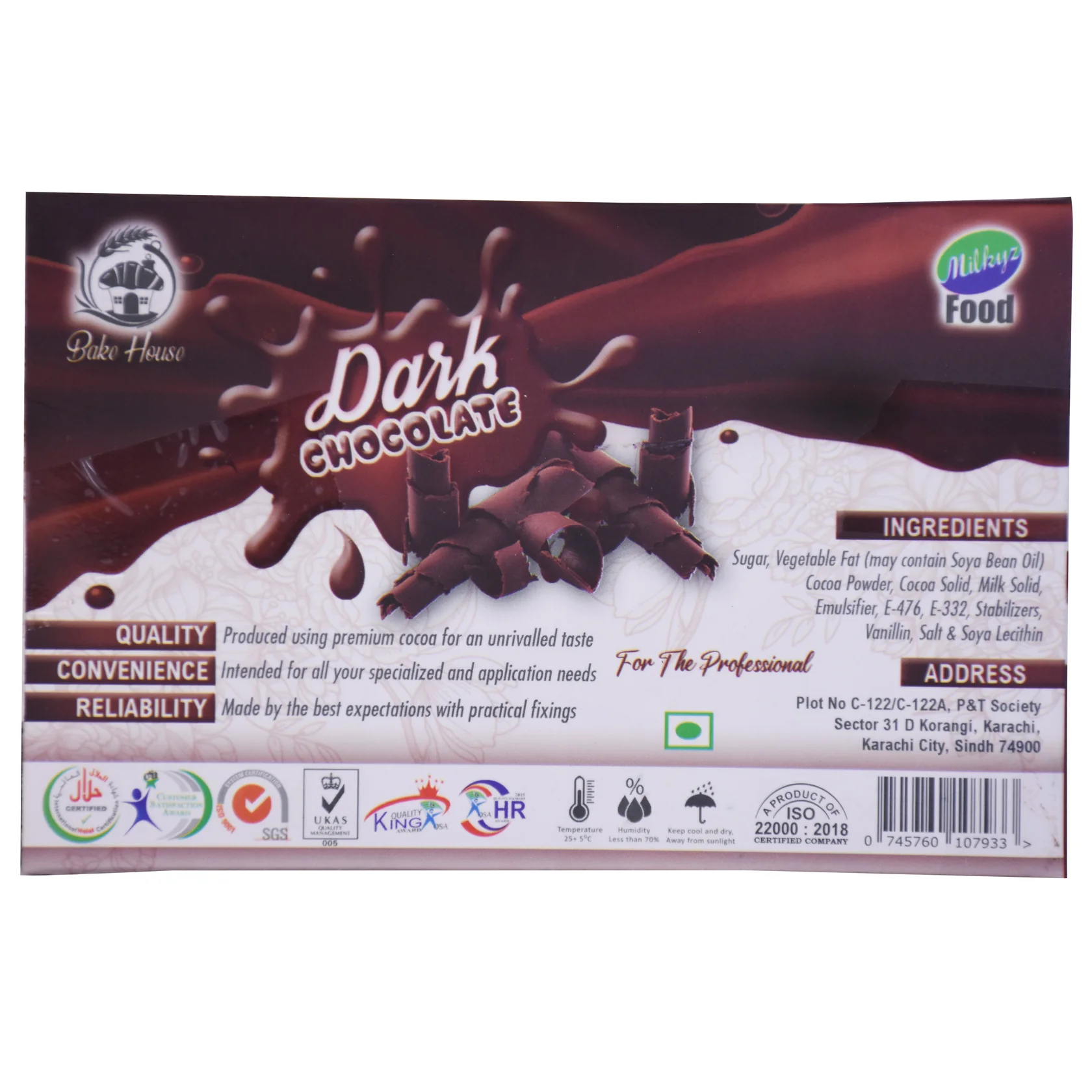 Milkyz Dark Chocolate 500g