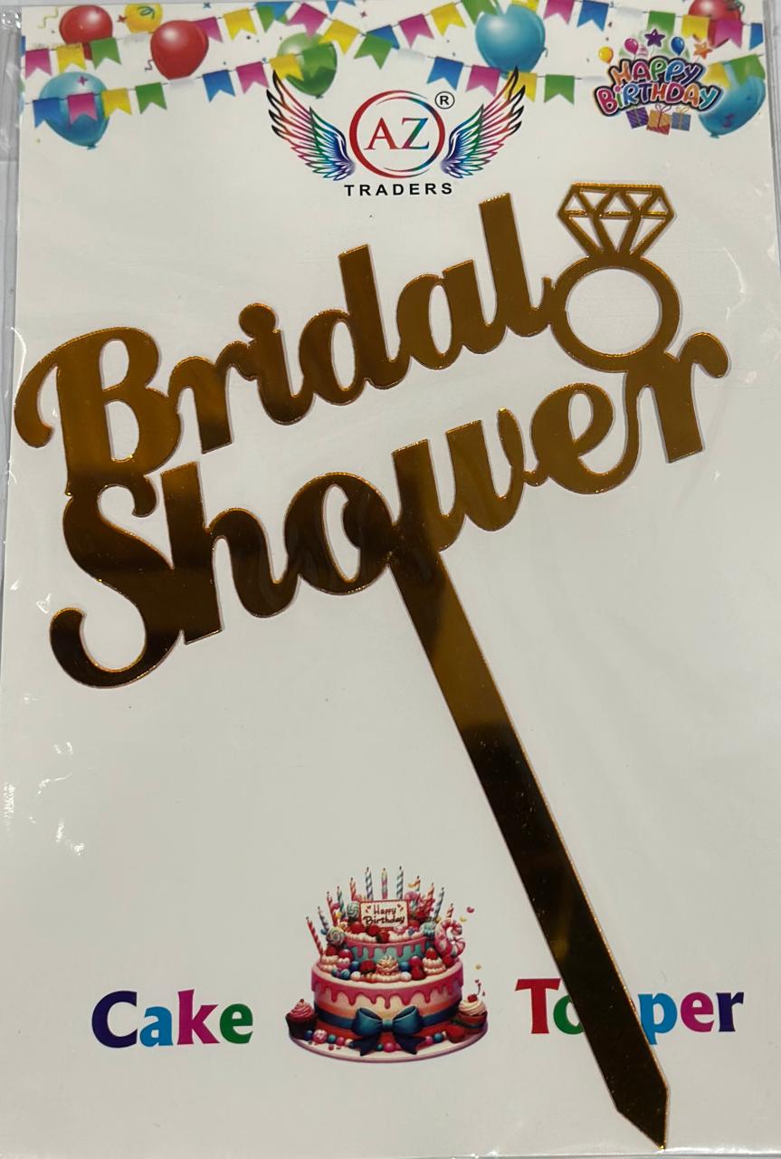 Bridal Shower Cake Topper