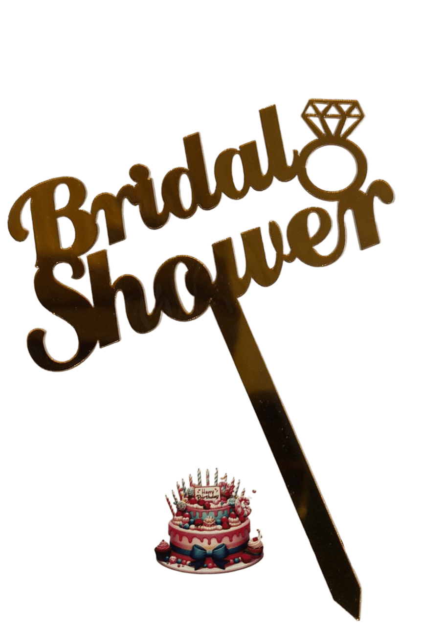 Bridal Shower Cake Topper