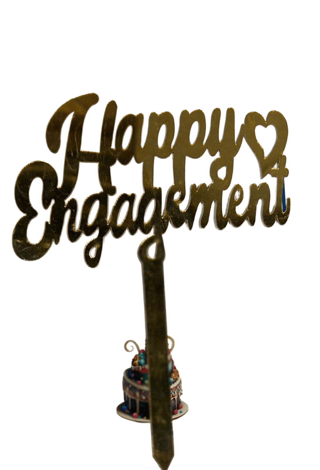 Happy Engangement Cake Topper