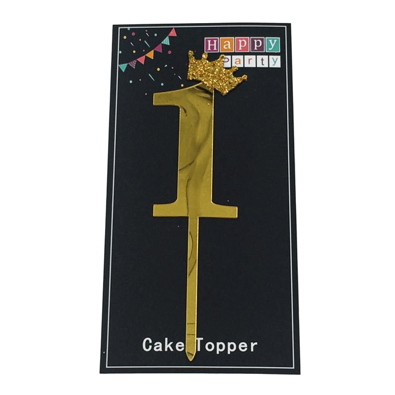 Number 1 Cake Topper