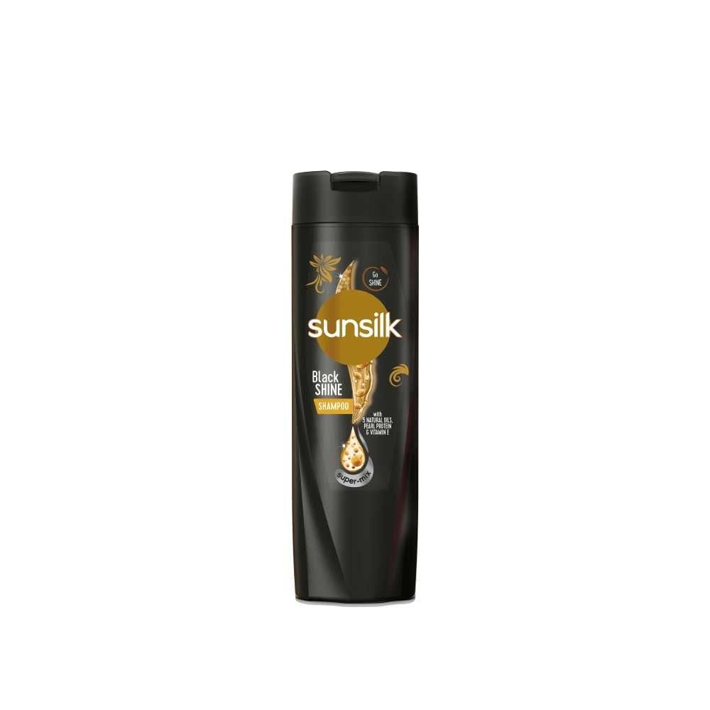 Sunsilk Black Shine 5 Naturals Oils, Pearl Protein & Vitamin E Shampoo, 360ml