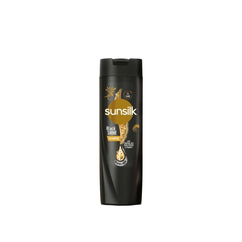 Sunsilk Black Shine 5 Naturals Oils, Pearl Protein & Vitamin E Shampoo, 360ml