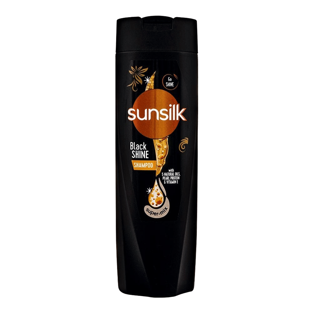 Sunsilk Co-Creations Stunning Black Shine Shampoo, 185ml
