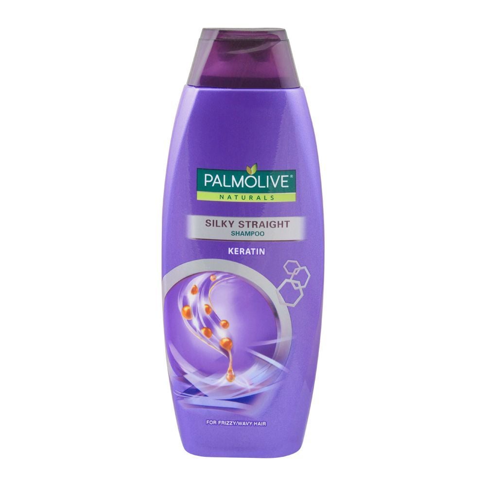 Palmolive Silky Straight Shampoo, Keratin, 375ml