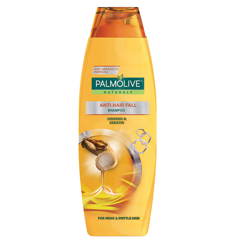 Palmolive Naturals Anti Hair Fall Shampoo, Ginseng & Keratin, For Weak & Brittle Hair, 375ml