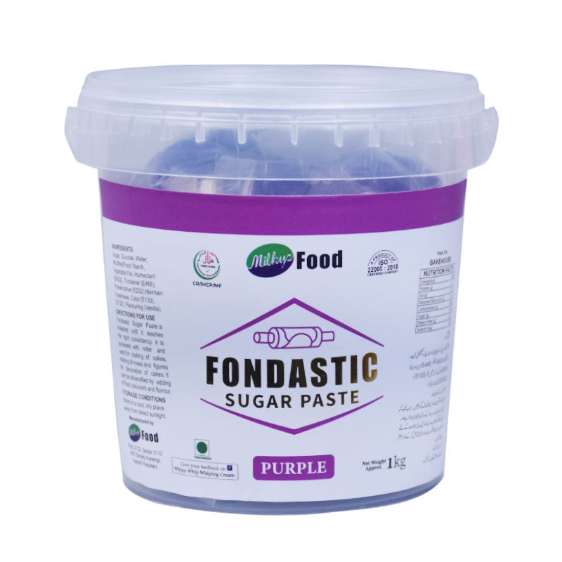 Milkyz Food Fondastic Purple Fondant Sugar Paste 1Kg Regular price 