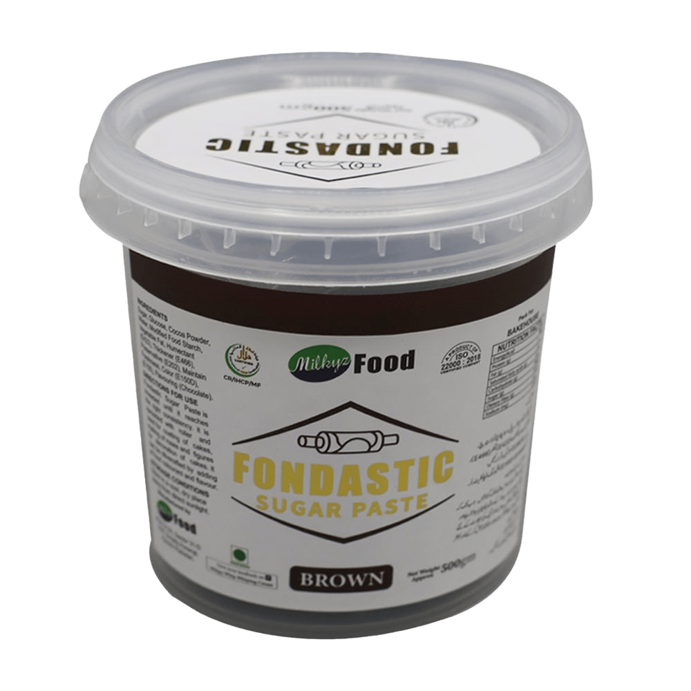 Milkyz Food Fondastic Brown Fondant Sugar Paste 500gm