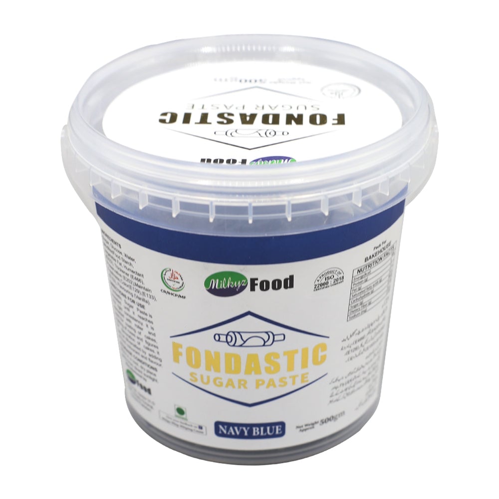 Milkyz Food Fondastic Navy Blue Fondant Sugar Paste 500gm