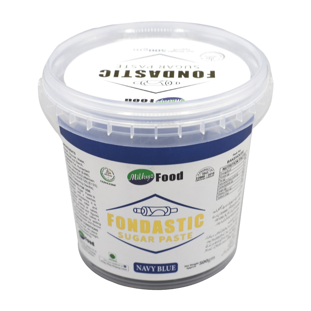 Milkyz Food Fondastic Navy Blue Fondant Sugar Paste 500gm