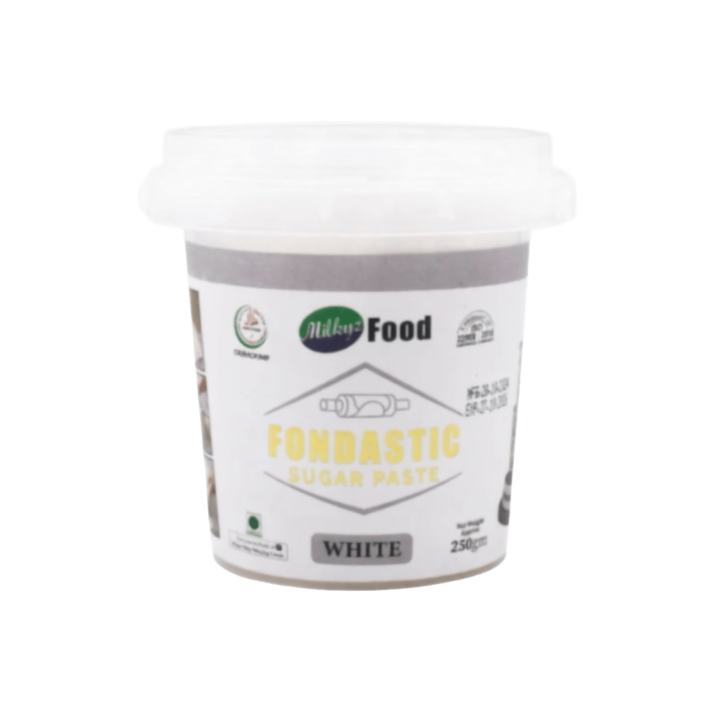 Milkyz Food Fondastic White Fondant Sugar Paste 250gm