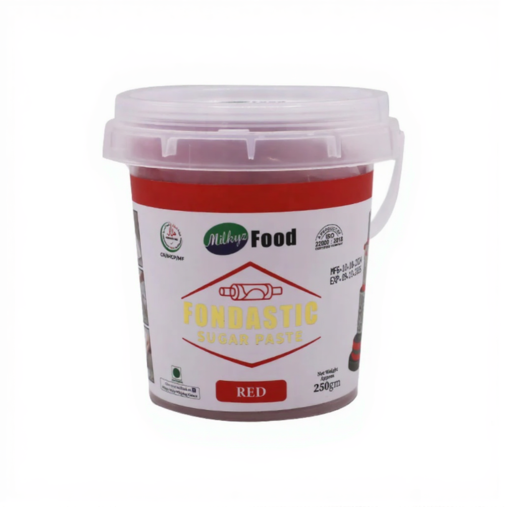 Milkyz Food Fondastic Red Fondant Sugar Paste 250gm