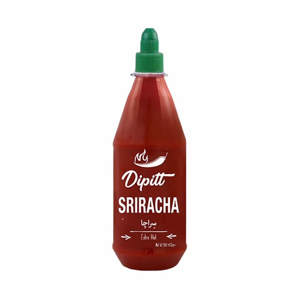 Dipitt Sriracha Extra Hot Sauce, 510g