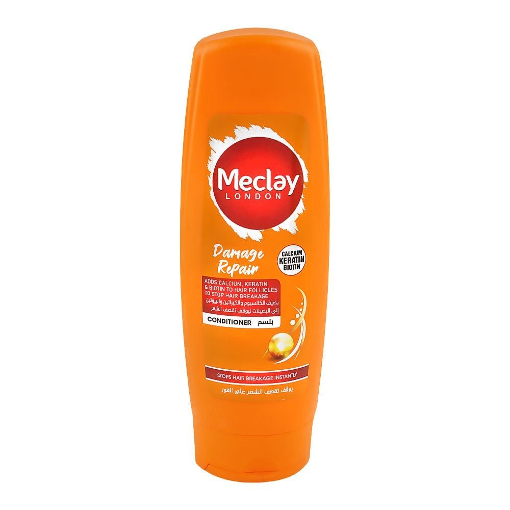 Meclay London Calcium Keratin Biotin Damage Repair Conditioner, For Damaged Hair, 180ml
