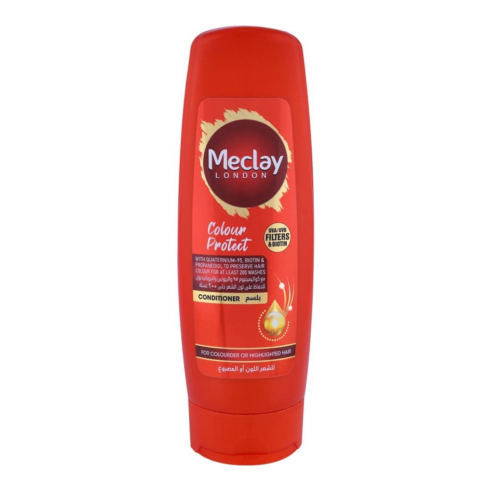 Meclay London Colour Protect UVA/UVB Filters & Biotin Conditioner, 180ml