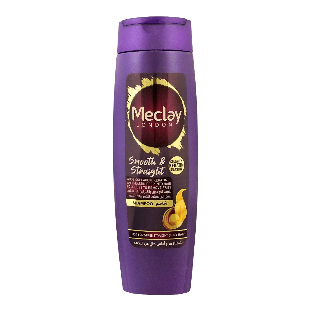 Meclay London Collagen Keratin Elastin Smooth & Straight Shampoo, 185ml