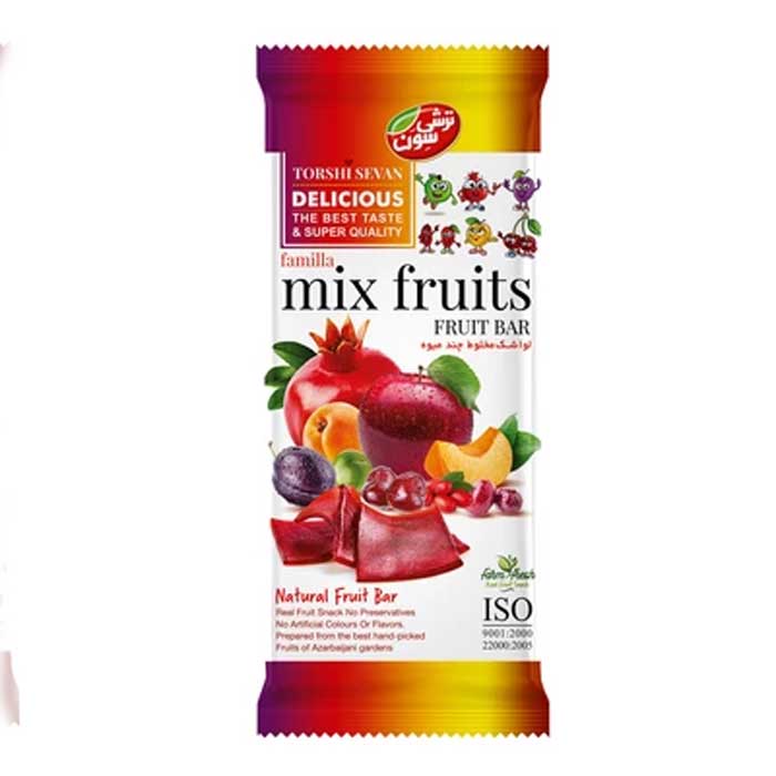 Torshi Sevan Mix Fruits Lavashak Fruit Bar