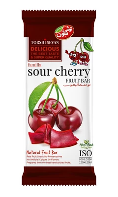 Torshi Sevan Sour Cherry Lavashak Fruit Bar
