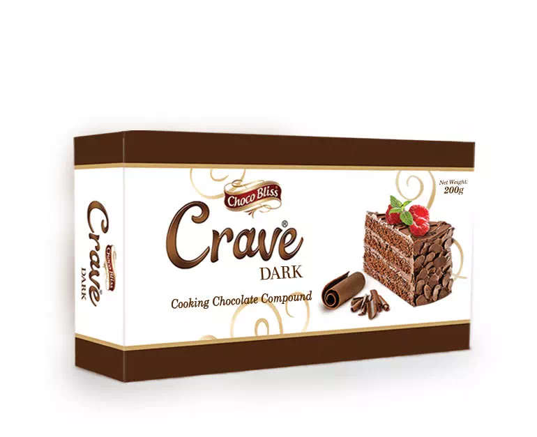 Crave Choco Bliss Dark Chocolate Compound, 200g