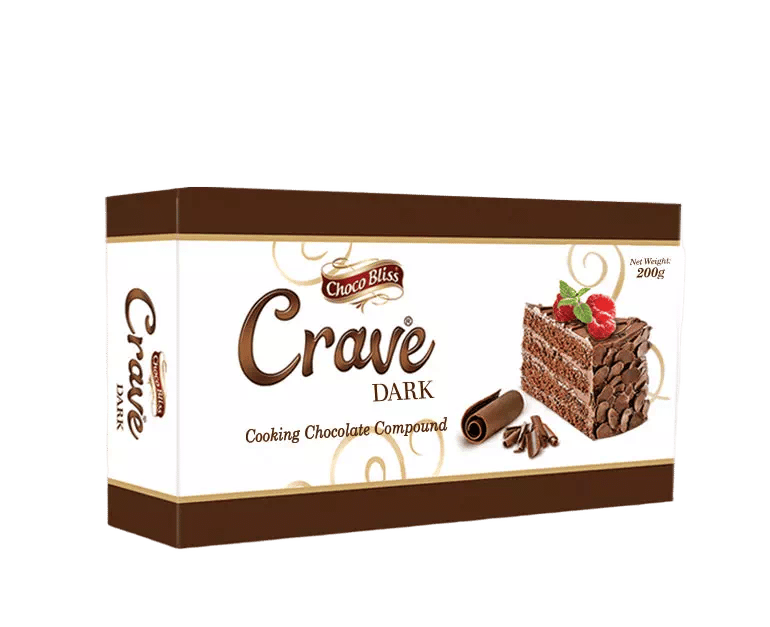 Crave Choco Bliss Dark Chocolate Compound, 200g
