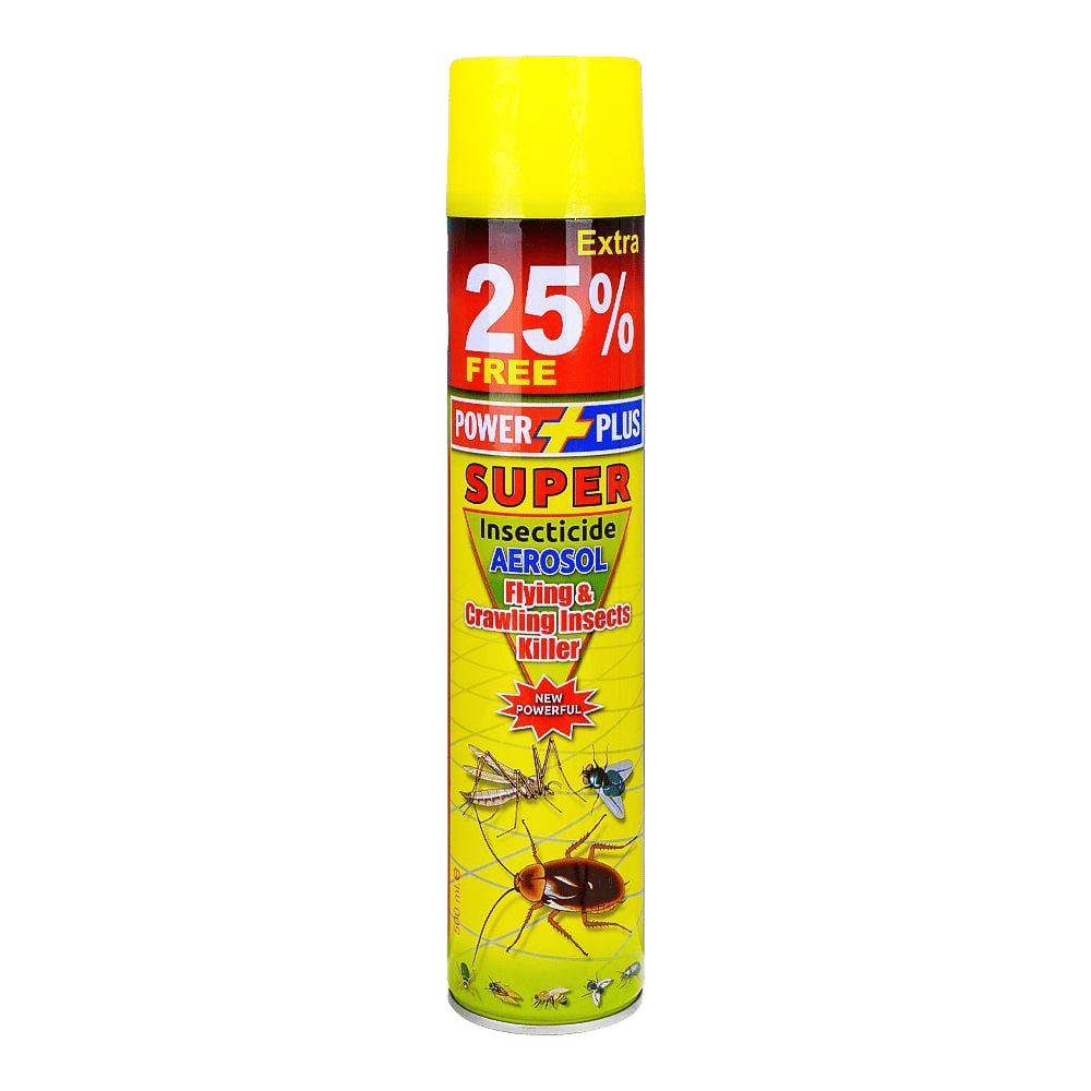 Power Plus Super Flying & Crawling Insects Aerosol, 500ml