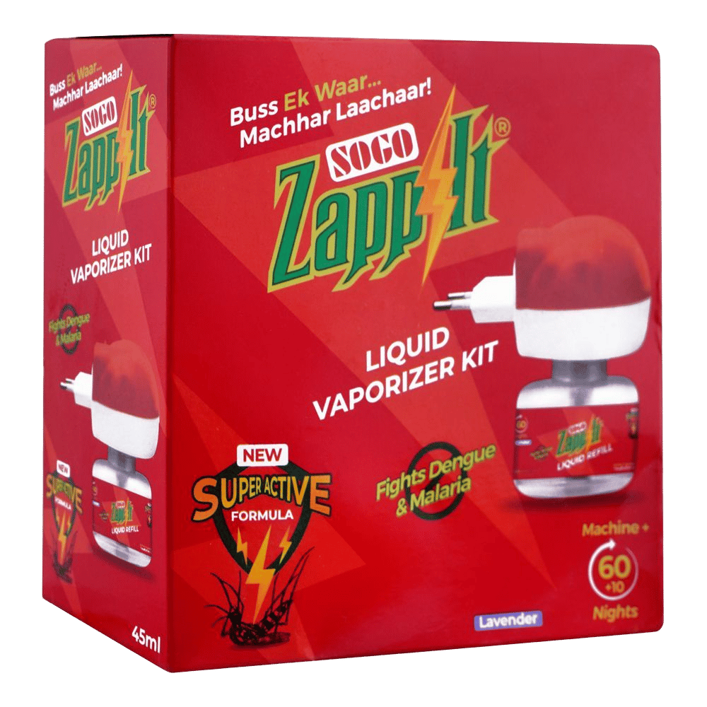 SOGO Zapp-It Liquid Vaporizer Kit, Lavender, 45ml