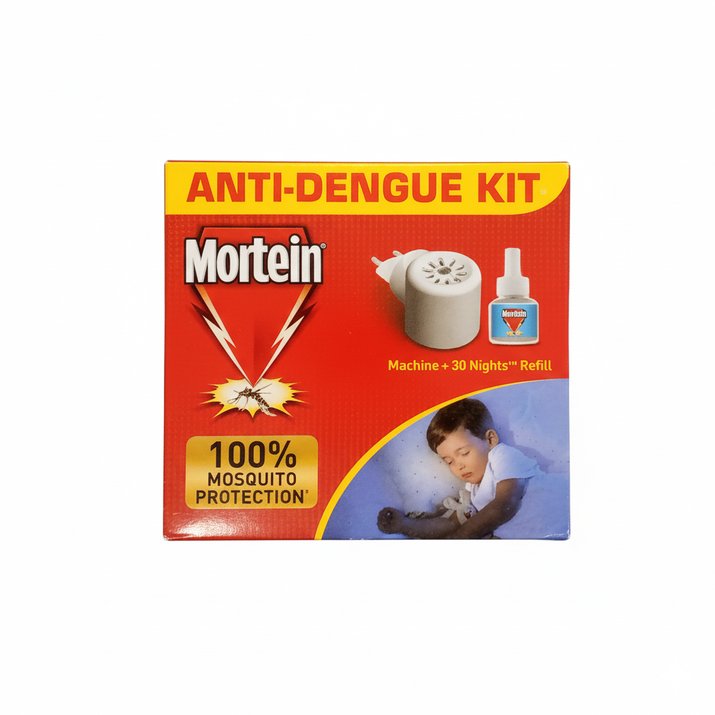 Mortein Anti-Dengue Kit, Machine + 30 Nights Refill, Single Pack