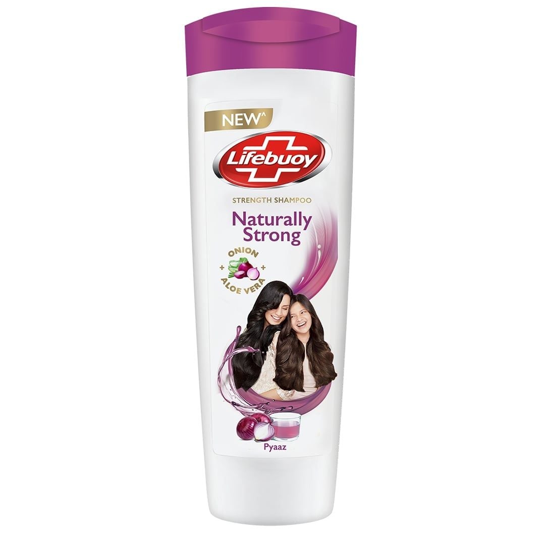 Lifebuoy Naturally Strong Onion + Aloe Vera Strength Shampoo, 175ml