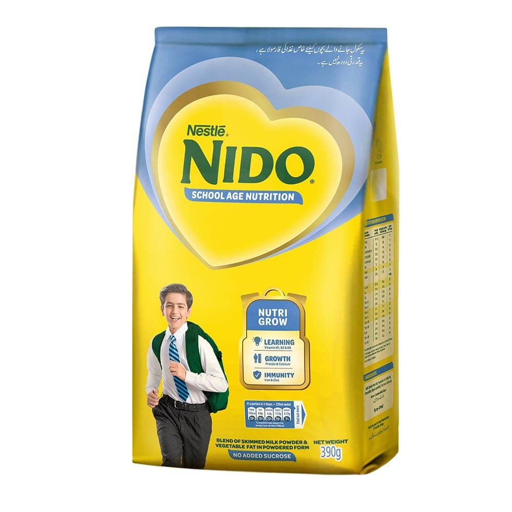 Nido Forti Grow, School Age, Pouch, 390g 