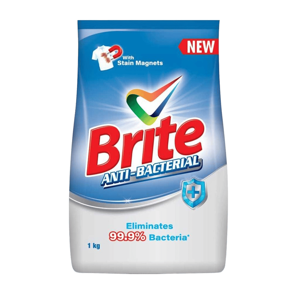 Brite Anti-Bacterial Detergent Powder 1 KG