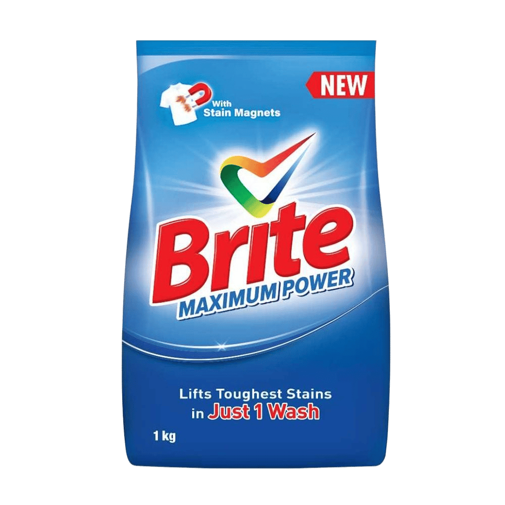 Brite Maximum Power Detergent Powder 1 KG