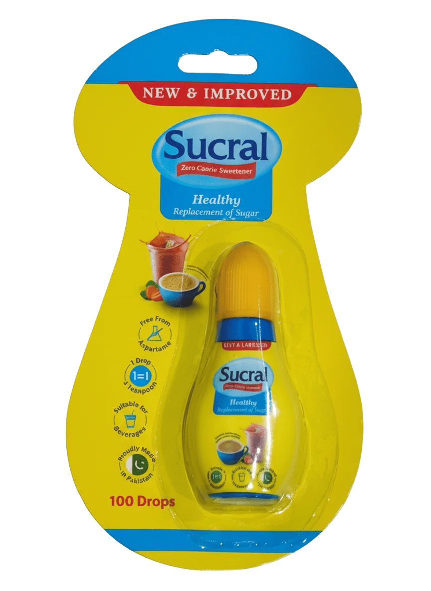 Sucral Zero Calorie Sweerener, Healthy Replacement Of Sugar, 100 Drops ( 5ml )