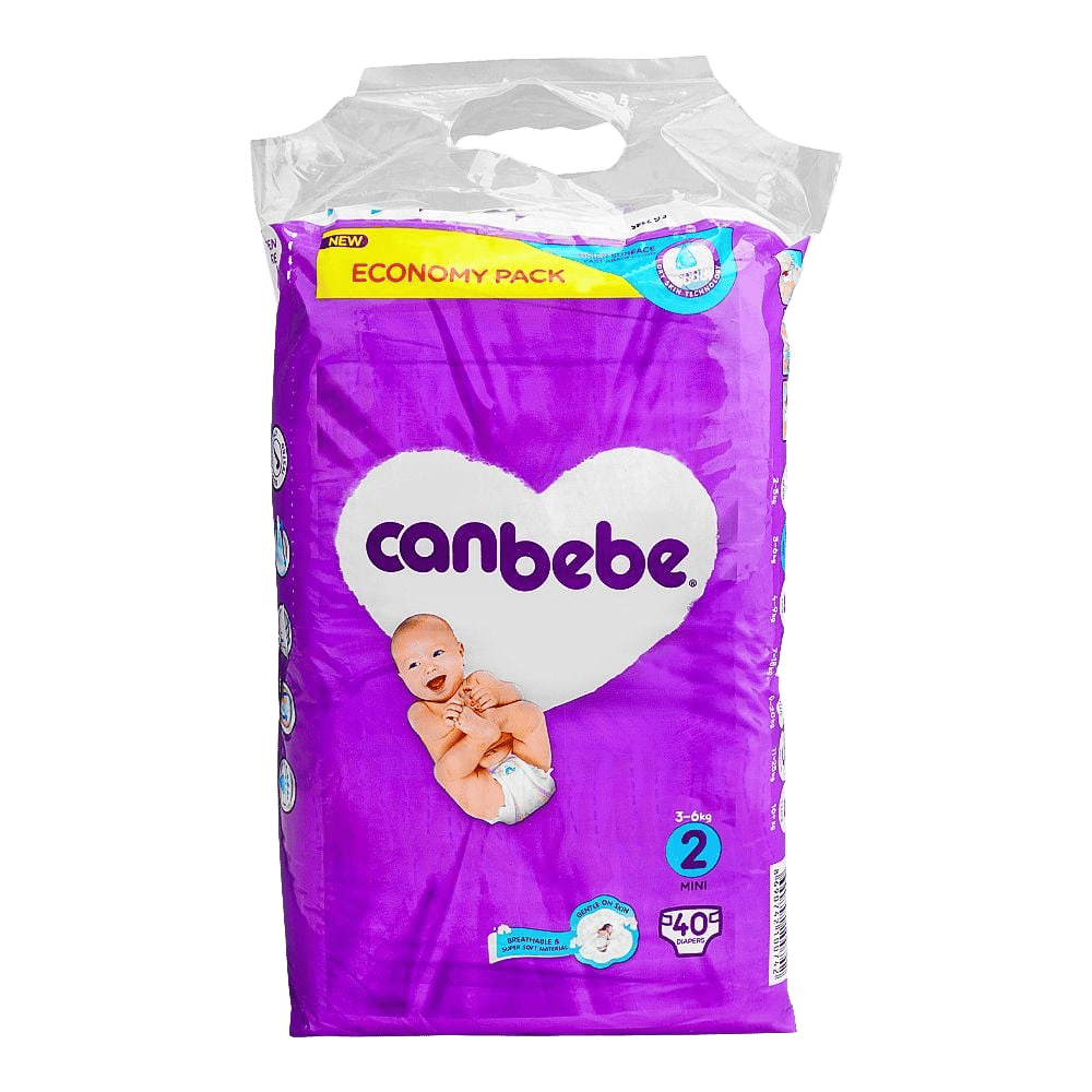 Comfort Dry Mini No. 2, 40-Pack,  3-6 KG, Canbebe diaper,