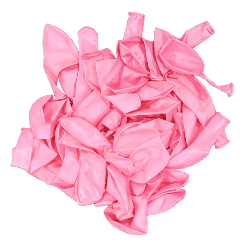 25 Metallic Pink Balloons
