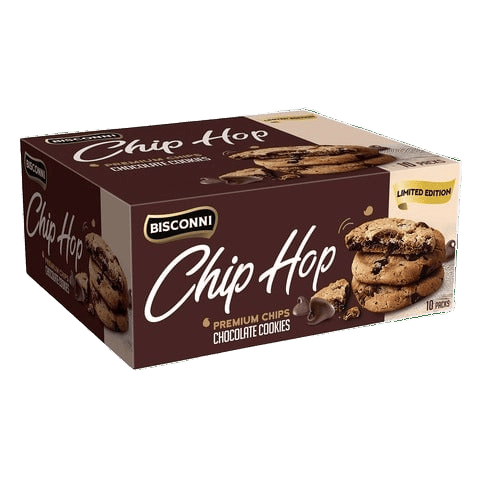 Bisconni Chip Hop Chocolate Cookies 10pcs Box