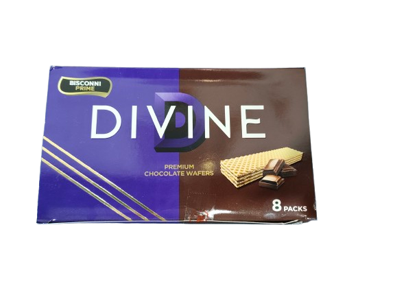 Bisconni Divine Premium Chocolate Waffers 8pcs Box