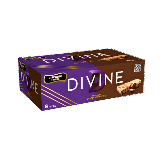 Bisconni Divine Premium Chocolate Waffers 8pcs Box