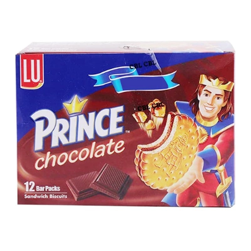 LU Prince Chocolate Biscuit Bar Pack 12Pcs