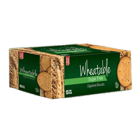 LU Wheatable Sugar Free Biscuit Ticky pack Box 15pcs