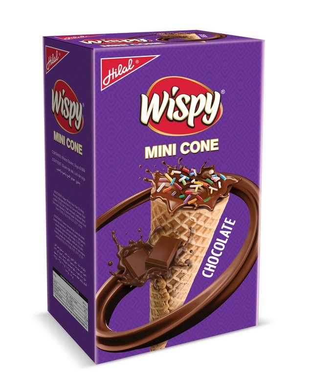 Wispy Mini Cones Chocolate (30 pieces)