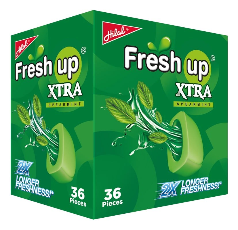Fresh Up Xtra Spearmint Box (36 Pieces)