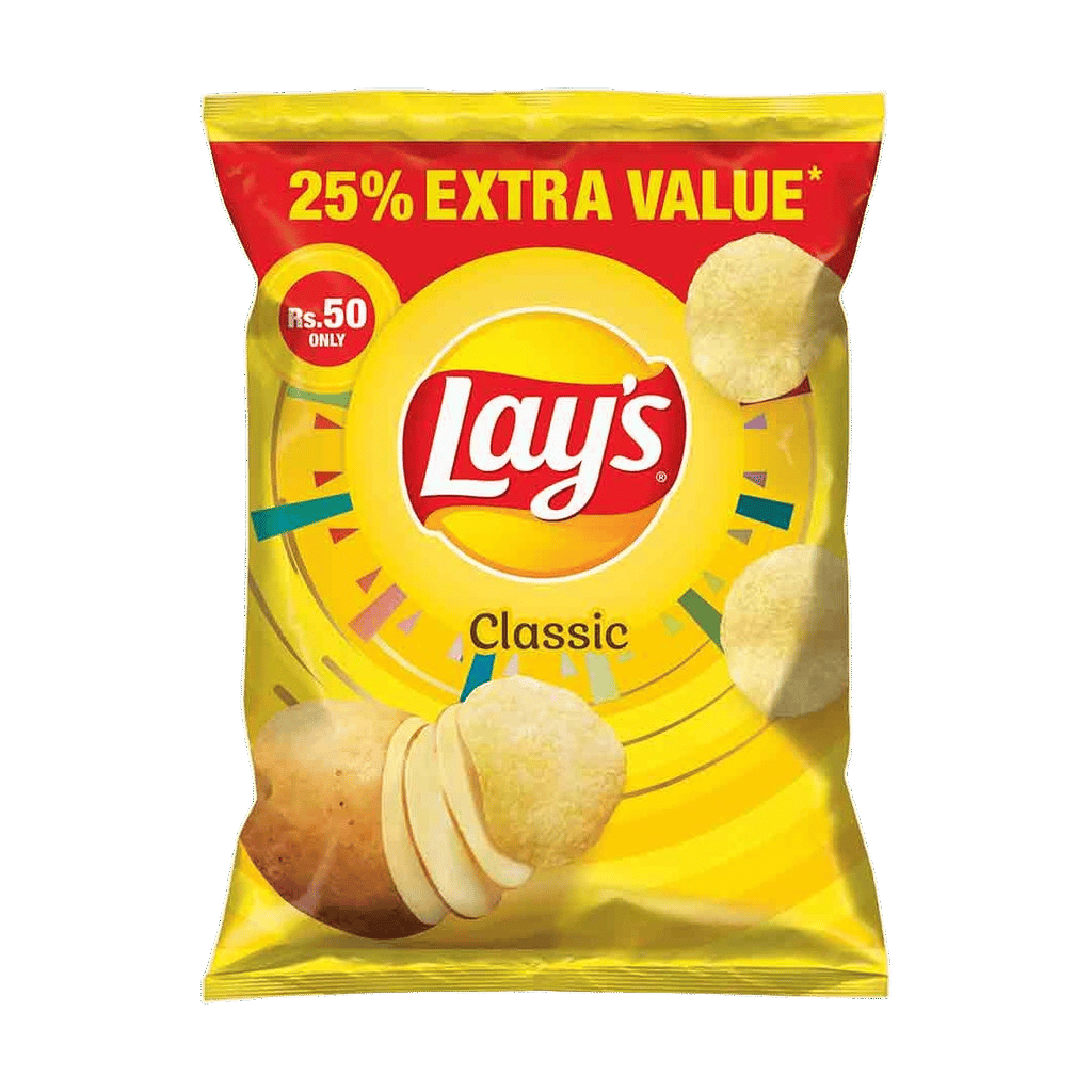 Lays Salted Chips Rs 50 ( Yellow Lays )