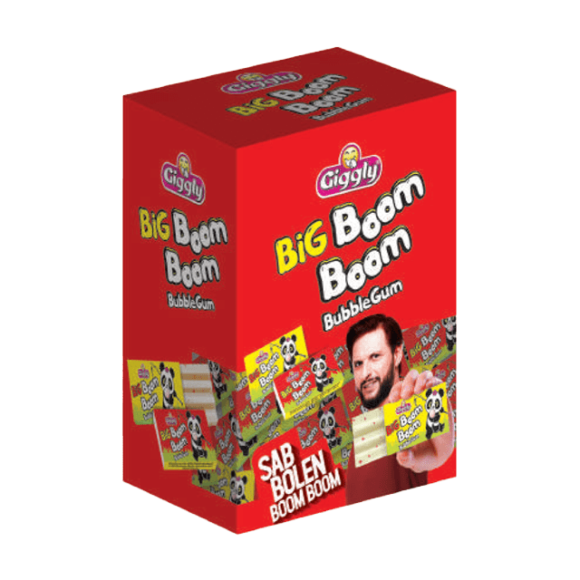 Giggly Boom Boom Chewing Gum – Refreshing Flavor ( 50 Pieces )