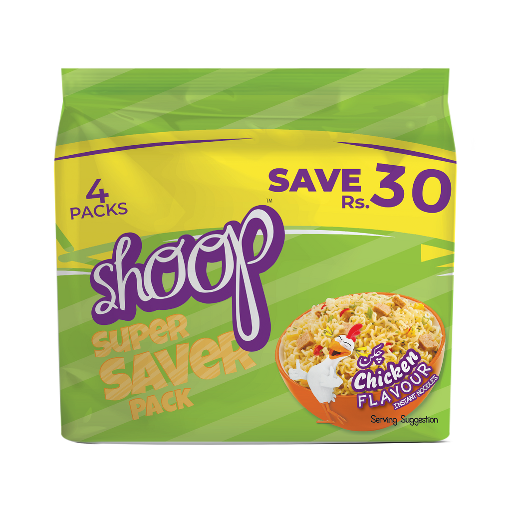 Shan Shoop Noodles Chicken Super Saver Pack of 4