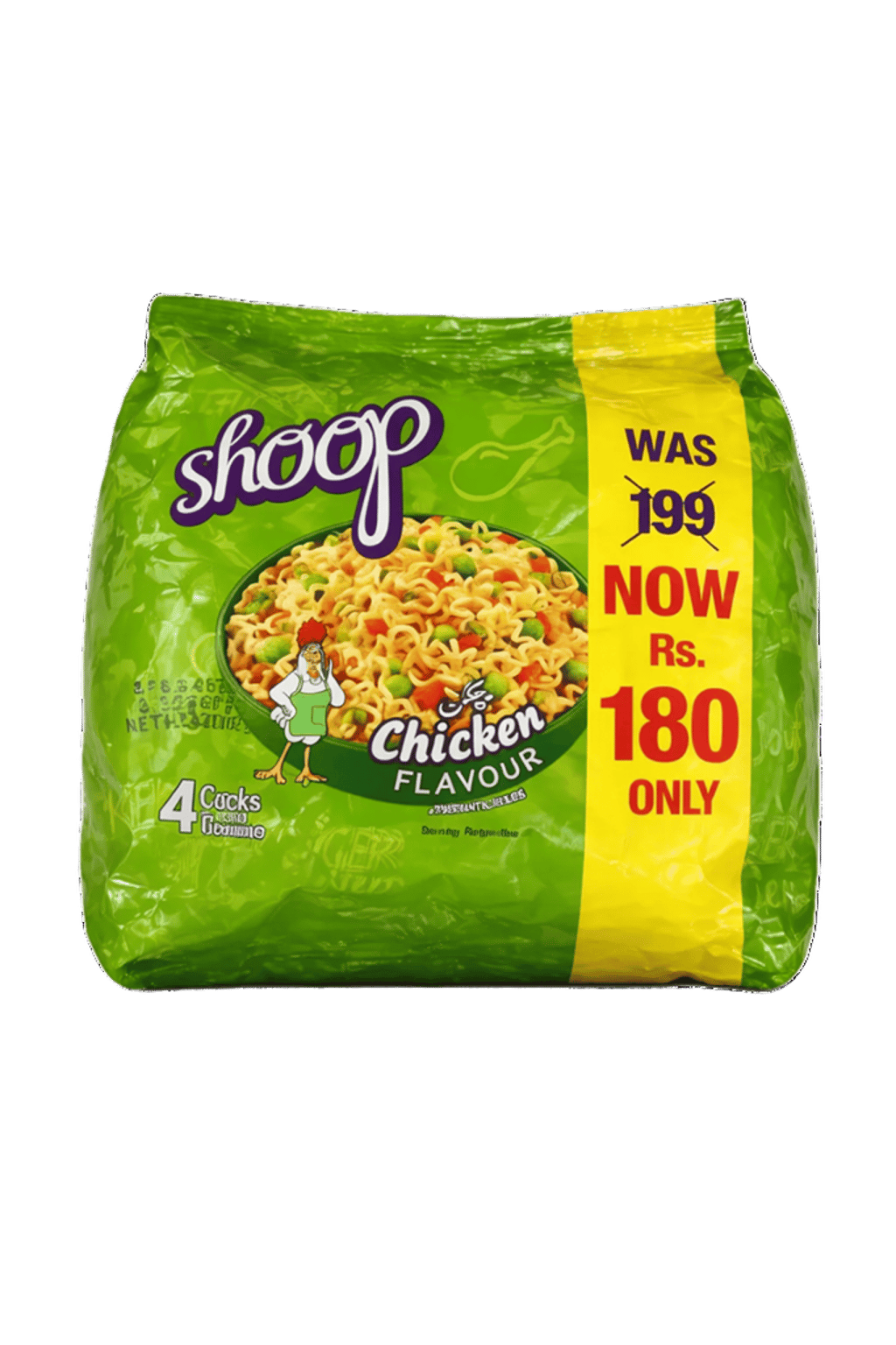 Shan Shoop Noodles Chicken Super Saver Pack of 4